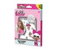 SES Creative 14192 L.O.L. Surprise L.O.L Metallic, Bunte Tattoos