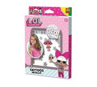 SES Creative 14192 L.O.L. Surprise L.O.L Metallic, Bunte Tattoos