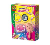 SES Creative Make Your Own Glow In The Dark Galaxy Bracelets DIY Jewellery Set