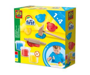 SES Creative My first - Dough with tools 3x90gr | Size: 1 Pack SES Creative Multicolor 1 Pack