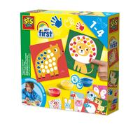 SES Creative My first - Fingerprint paint art | Size: 1 Pack SES Creative Multicolor 1 Pack