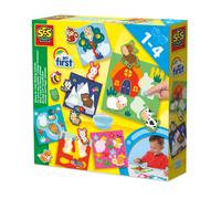 SES Creative My first - Where do I live? Sticking animals