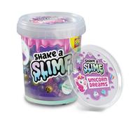SES Creative - Shake It Slime Unicorn Dreams - Purple Slime with Pearls & Vermicelli - Mix-It Cup Slime Kit for Kids