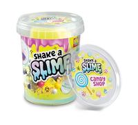 SES Creative Shake It Slime Experience - Candy Shop Neon Yellow Slime with Pearls & Sprinkles - Mix-It Cup - Gluten-Free Slime Kit for Kids