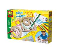 SES Creative 14788 Wooden Spiral Designer - Creative Drawing Kit for Kids Aged 5+ - Create Over 40 Unique Spiral Designs with 5 Wooden Wheels
