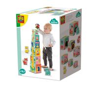 SES Creative Stacking blocks tower with animal figures | Size: 1 Pack SES Creative Multicolor 1 Pack