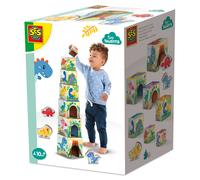 SES Creative Stacking Blocks Tower with Dino Figures