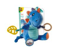 SES Creative Tex Sensory T-Rex Activity Teething Look Feel Play Soft Plush Toy