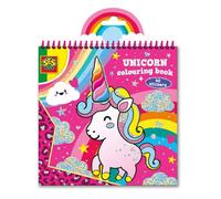 Ses Creative Unicorn Coloring Book With 40 Glitter Stickers