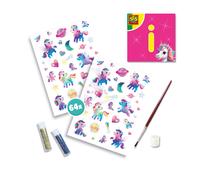 SES Creative Unicorn - Tattoos & Glitters | Size: 1 Pack SES Creative Multicolor 1 Pack