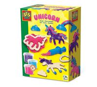 SES Creative Unicorns Neon Glitter Modelling Dough Set Pink