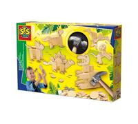 SES Creative Woodwork set - Dinosaurs | Size: 1 Pack SES Creative Multicolor 1 Pack