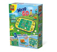 SES Creative Wrap&Go travel games - Ludo - Quartet - Speed blocks