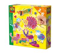 SES Creative Yarn Wrap Animals Activity Imaginative Play Create Mix and Match