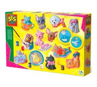 SES Creative Childrens Casting Painting Cats & Dogs Kids Arts Crafts Kit