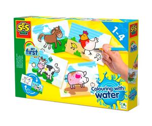 Ses My First Coloring With Water Farm Animals