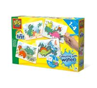 Ses My First Colouring With Water Dinos