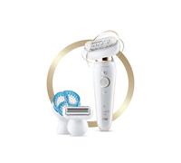 Braun Silk-épil 9 81688637 epilator 40 tweezers White, Gold