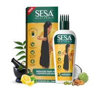 Sesa Ayurvedic Hair Oil 5000 Year Old Kshir Pak Vidhi, Bhringraj & 17 Rare Herbs with 5 Nourishing Oils All Hair Types NO Mineral Oil 200 ml (Pack of 1)
