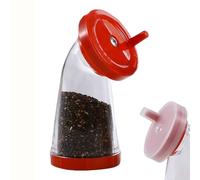 Sesame Mill Manual Sesame Seed Grinder, Rotatable Seasoning Grinding Bottle Tool for Apartment, Restaurant, Home Kitchen, Salt, Pepper 5 X 12 Cm