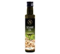 Sesame Oil 250ml - Edible - Cold pressed - Sesamum Indicum Seed Oil - Mexico Sesame Oil for Food - Eating & Health - 100% Pure & Natural Raw Sesame Oil - Skin & Hair Care