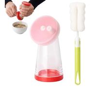 Sesame Seed Grinder, Manual Seed Grinder for Black Sesame Seeds, Compact Food Mill for Kitchen Drawers, Adjustable Texture Control, 2-Piece Set in Red and Green