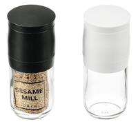 Sesame Seed Grinder with Clear Bottle Hand Multifunction Kitchen Tool for Chef Cooking Supplies(Random Colors)