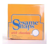 Sesame Snaps Chocolate (30G) Gluten Free Added Sugar Vegan