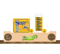 Sesame Snaps Original Flavour 24 Pack & Chocolate Flavour 4 Pack (30g Each) | Gluten-Free | Suitable for Vegetarians