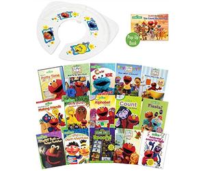 Sesame Street 15-Volume DVD Collection + Bonus Potty & Pop-Up Book: Potty Time/C is for Cookie/Making Friends/Wild Words/Alphabet Challenge/Count on Elmo/Fiesta/Firefly/Bert & Ernie/Spoofs/Pets & More