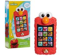 Sesame Street Learn with Elmo Pretend Play Phone, Learning and Education, Kids Toys for Ages 2 Up by Just Play
