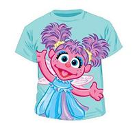 Sesame Street Abby Cadabby Fairy Aqua Blue tee