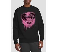 Sesame Street Abby Cadabby Graffiti Spray Face Sweatshirt, Black | Size: 2XL Sesame Street Black 2XL
