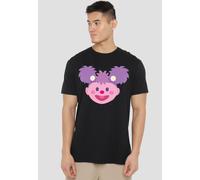 Sesame Street Abby Cadabby Kawaii Face T Shirt, Black Sesame Street Black XXXL
