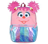Sesame Street Abby Cadabby Kids Sports School Travel Backpack 17" with Padded Adjustable Straps, Pink, One Size
