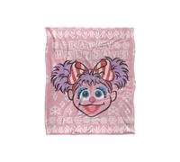 Sesame Street Abby Cadabby Ugly Christmas Sweater Silky Touch Super Soft Throw Blanket 152 X 127 cm Sesame Street White One Size