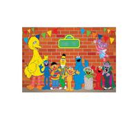 Sesame Street Backdrop for Photography and Parties - Birthday Photo Bunting Background Cloth for Decoration