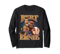 Sesame Street Bert and Ernie Bootleg Style Long Sleeve T-Shirt