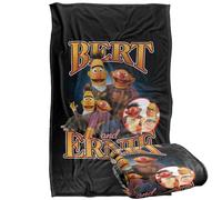 Sesame Street Bert And Ernie Bootleg Style Silky Touch Super Soft Throw Blanket 91 x 147 Cm