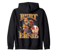 Sesame Street Bert and Ernie Bootleg Style Zip Hoodie