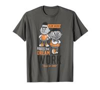 Sesame Street Bert And Ernie Sports Team Work T-Shirt