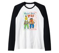 Sesame Street Bert and Ernie Today's Mood, TBD Raglan Baseball Tee