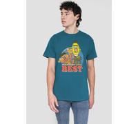 Sesame Street Bert & Ernie Friendship Level: Best T Shirt, Slate Sesame Street Grey S