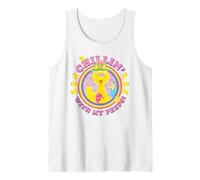 Sesame Street Big Bird Chillin' with My Peeps Tank Top