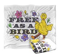 Sesame Street Big Bird Free As A Bird Silky Touch Super Soft Throw Blanket 152 X 127 Cm