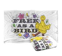 Sesame Street Big Bird Free As A Bird Silky Touch Super Soft Throw Blanket 91 x 147 Cm