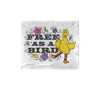 Sesame Street Big Bird Free As A Bird Silky Touch Super Soft Throw Blanket | Size: Extra Large Sesame Street Multicolor Extra Large