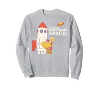 Sesame Street Big Bird Pose Spaceship Adventure Classic USA Sweatshirt