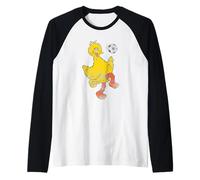 Sesame Street Big Bird Soccer Raglan Baseball Tee