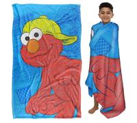 Sesame Street Big Elmo On The Street Silky Touch Super Soft Throw Blanket 91 x 147 Cm